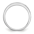 14k White Gold Blue Sapphire Complete Channel Band