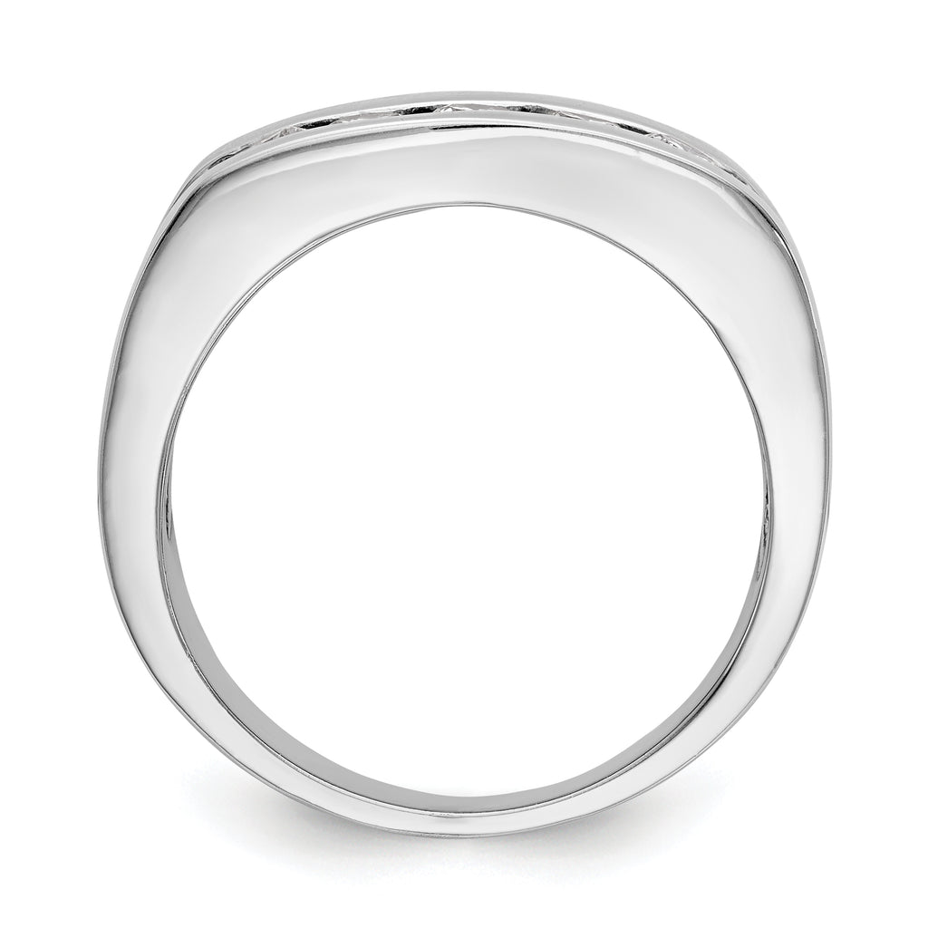 14k 3/4 carat Lab Grown Diamond VS/SI+ G+ Complete Men's Band