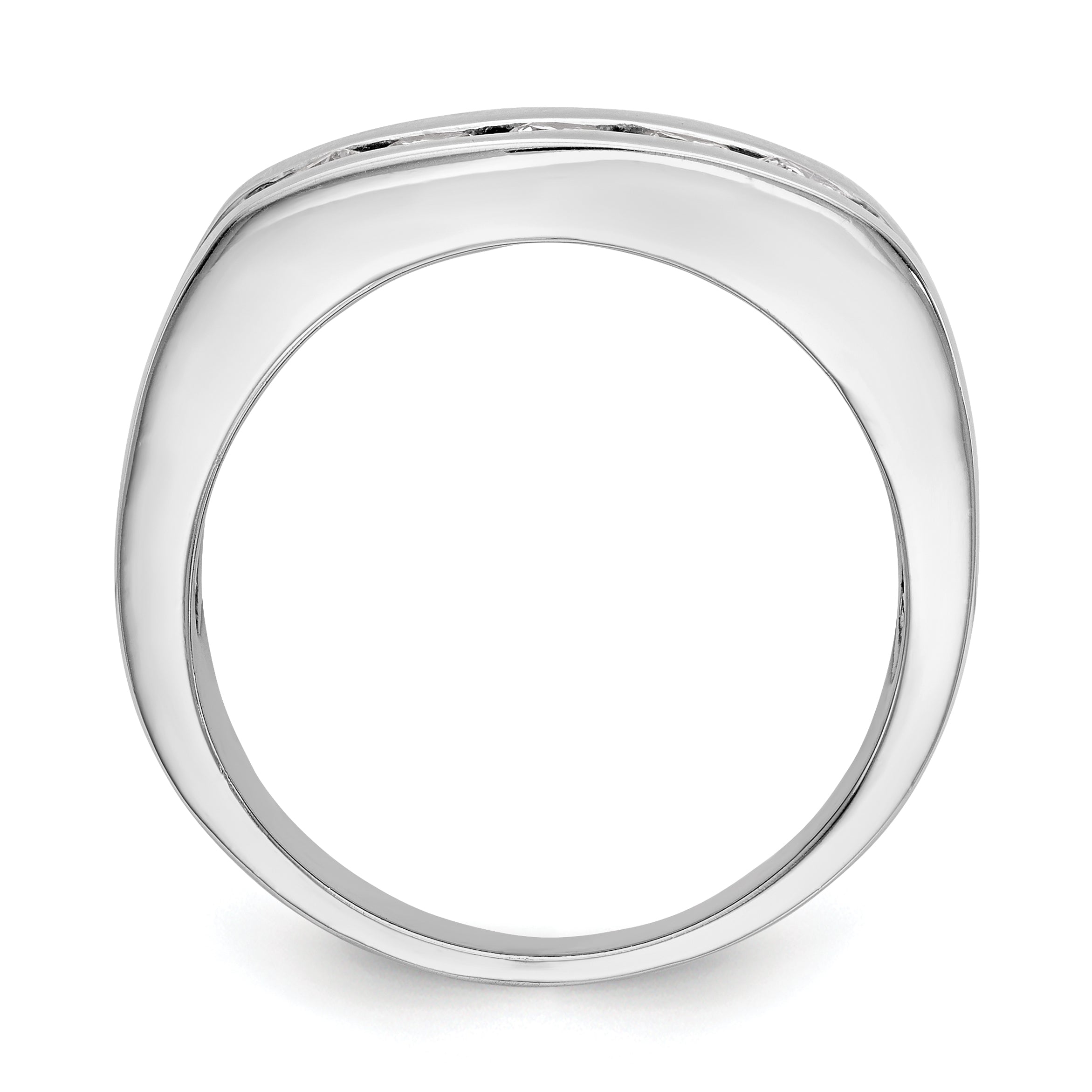 14k 3/4 carat Lab Grown Diamond VS/SI+ G+ Complete Men's Band