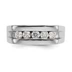 14k 3/4 carat Lab Grown Diamond VS/SI+ G+ Complete Men's Band