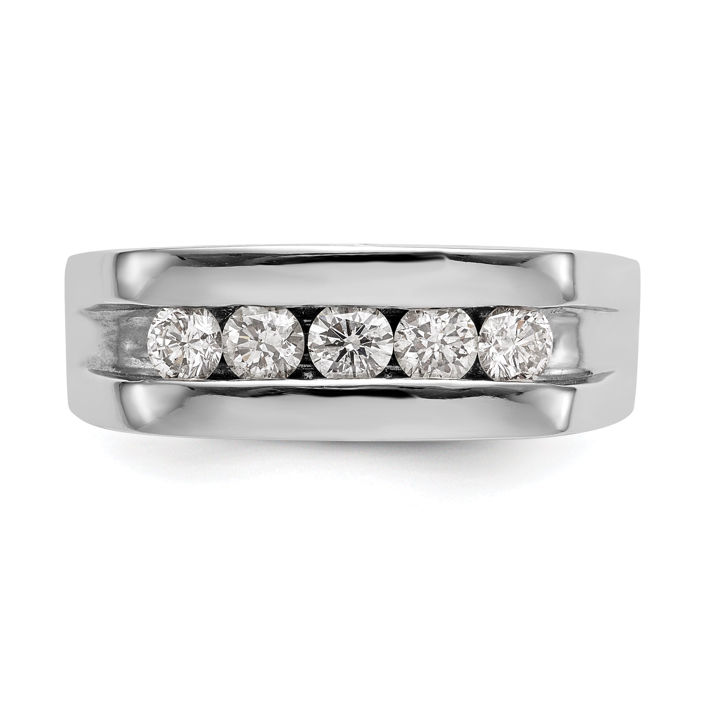 14k 3/4 carat Lab Grown Diamond VS/SI+ G+ Complete Men's Band