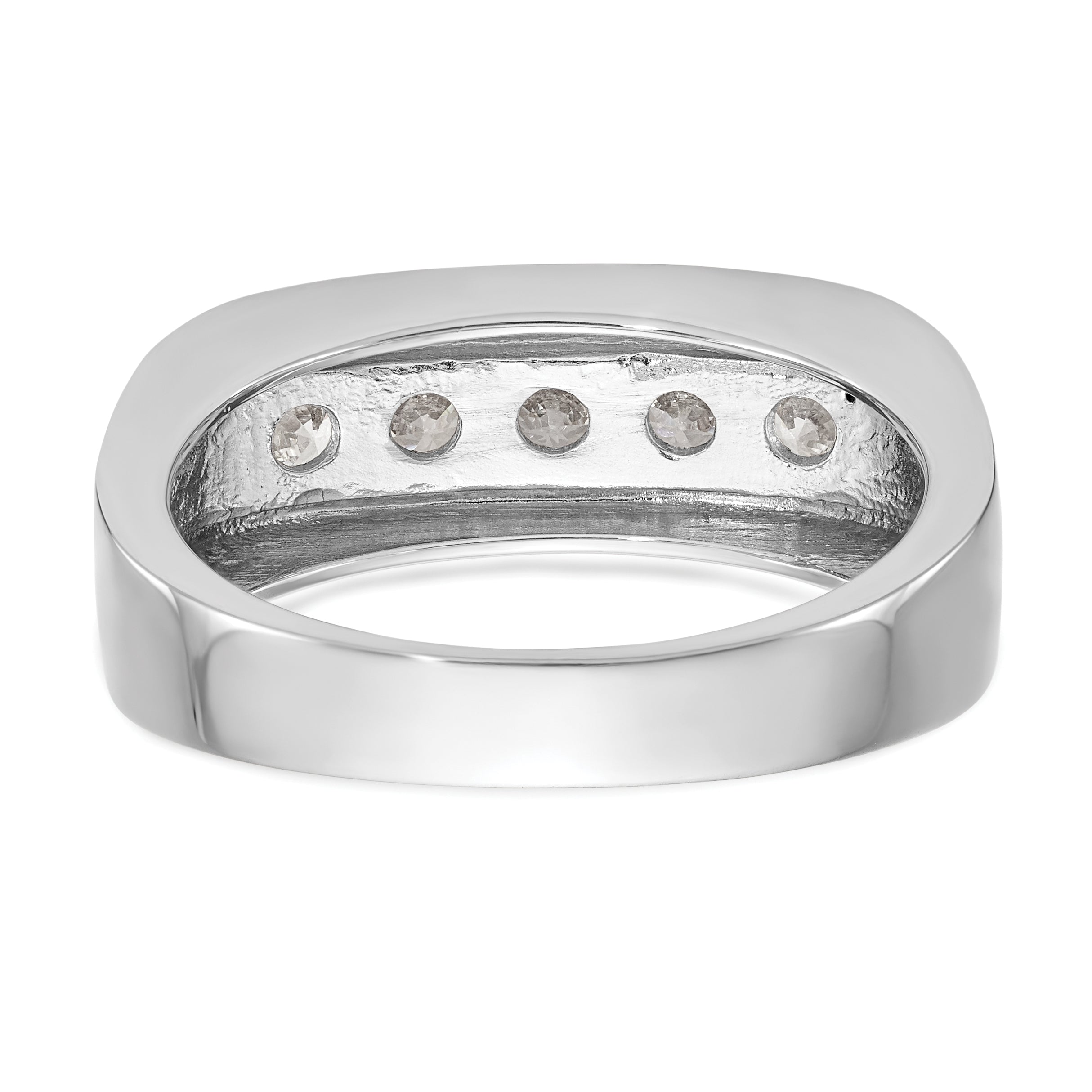 14k 3/4 carat Lab Grown Diamond VS/SI+ G+ Complete Men's Band