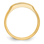 Men's Lab-Grown Diamond Channel Five-Stone Band in 14K Yellow Gold, 3mm (1/3 ct. tw.), Size 10 - Sophia Jewelers