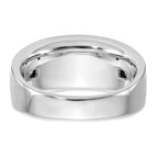 14k White Gold 1 carat Lab Grown Diamond VS/SI+ G+ Seven Stone Complete Men's Ring