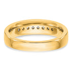 Men's Lab-Grown Diamond Channel Band in 14K Yellow Gold, 3mm (1/3 ct. tw.), Size 10 - Sophia Jewelers
