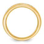 Men's Lab-Grown Diamond Channel Band in 14K Yellow Gold, 4mm (1/2 ct. tw.), Size 10 - Sophia Jewelers