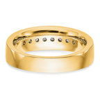 Men's Lab-Grown Diamond Channel Band in 14K Yellow Gold, 4mm (1/2 ct. tw.), Size 10 - Sophia Jewelers