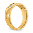 Men's Lab-Grown Diamond Channel Band in 14K Yellow Gold, 4mm (1/2 ct. tw.), Size 10 - Sophia Jewelers