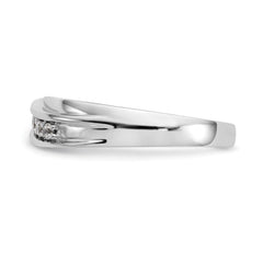 14k White Gold 1/4 carat Lab Grown Diamond VS/SI+ G+ Complete Men's Ring