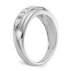 14k White Gold 1/2 carat Lab Grown Diamond VS/SI+ G+ Seven Stone Complete Men's Ring