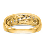14k 1/2 carat Lab Grown Diamond VS/SI+ G+ Seven Stone Complete Men's Ring