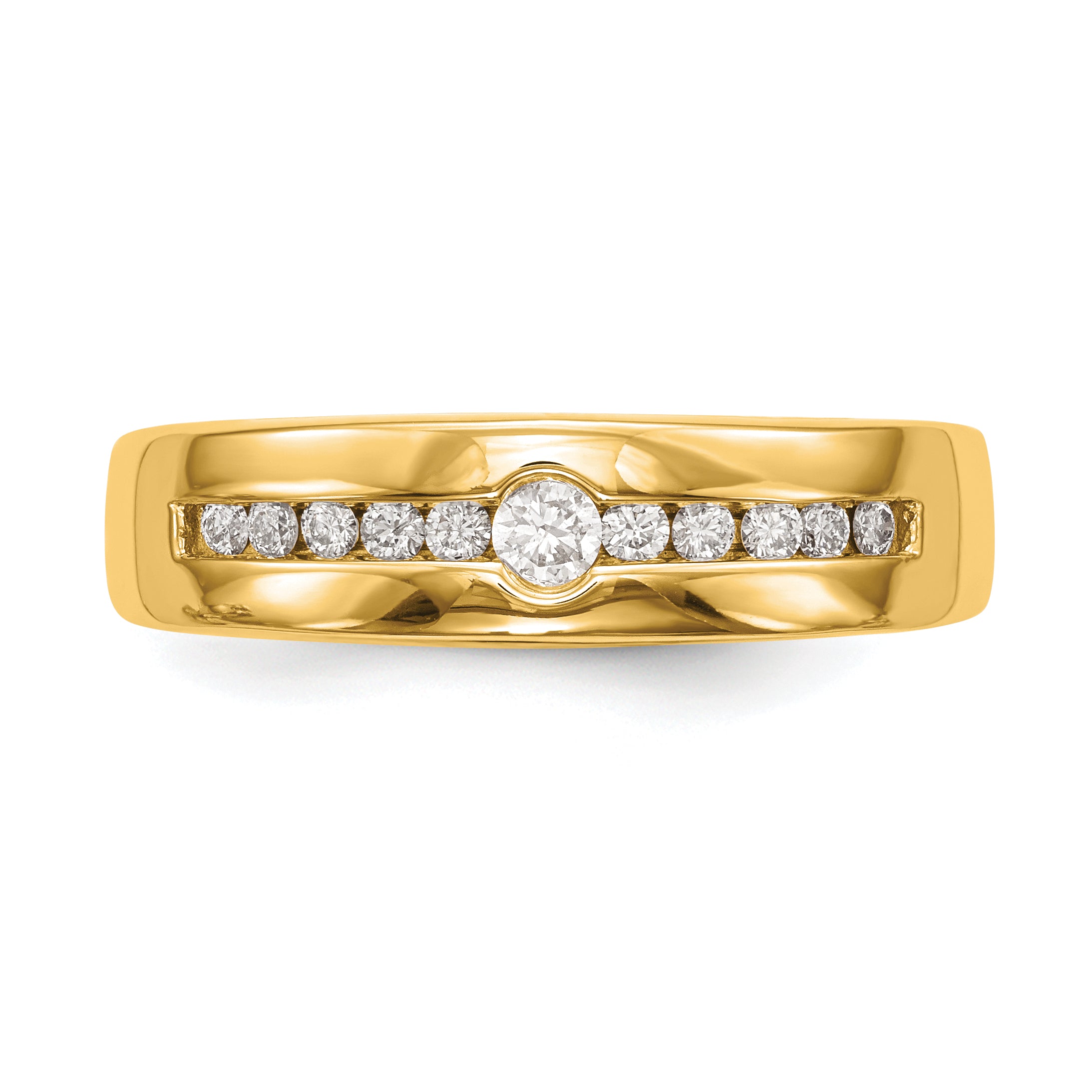 14K Lab Grown Diamond VS/SI+ G+ Men's Band