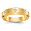Men's Lab-Grown Diamond Band in 14K Yellow Gold, 4mm (1/6 ct. tw.), Size 10 - Sophia Jewelers