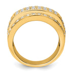 Men's Lab-Grown Diamond Heirloom Ring in 14K Yellow Gold (3 ct. tw.), Size 10 - Sophia Jewelers