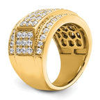 Men's Lab-Grown Diamond Heirloom Ring in 14K Yellow Gold (3 ct. tw.), Size 10 - Sophia Jewelers