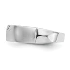 Men's Lab-Grown Diamond Band in 14K White Gold, 3mm (1/5 ct. tw.), Size 10 - Sophia Jewelers