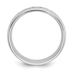 Men's Lab-Grown Diamond Band in 14K White Gold, 7mm (1/2 ct. tw.), Size 9 - Sophia Jewelers