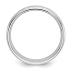 Men's Lab-Grown Diamond Band in 14K White Gold, 7.6mm (1/2 ct. tw.), Size 10.5 - Sophia Jewelers