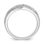 Men's Lab-Grown Diamond Band in 14K White Gold, 4mm (1/4 ct. tw.), Size 10 - Sophia Jewelers