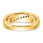 Men's Lab-Grown Diamond Band in 14K Yellow Gold, 4mm (1/4 ct. tw.), Size 10 - Sophia Jewelers