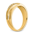 Men's Lab-Grown Diamond Band in 14K Yellow Gold, 4mm (1/4 ct. tw.), Size 10 - Sophia Jewelers