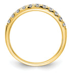 14k 1/2 carat Lab Grown Diamond VS/SI+ G+ Complete Wedding Band