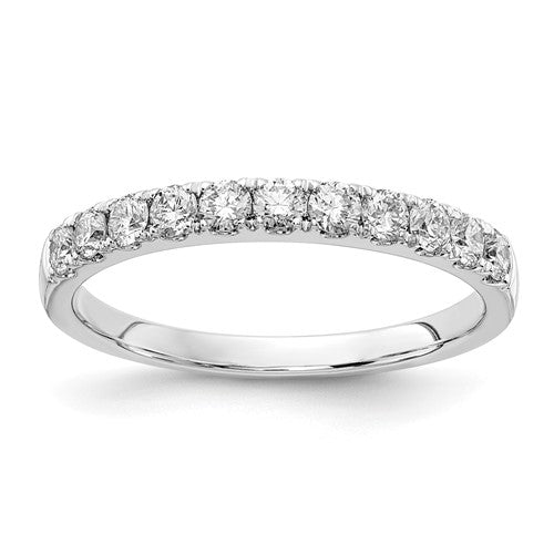 Lab-Grown Diamond Wedding Band in 14K White Gold (1/2 ct. tw.), Size 7.5 - Sophia Jewelers