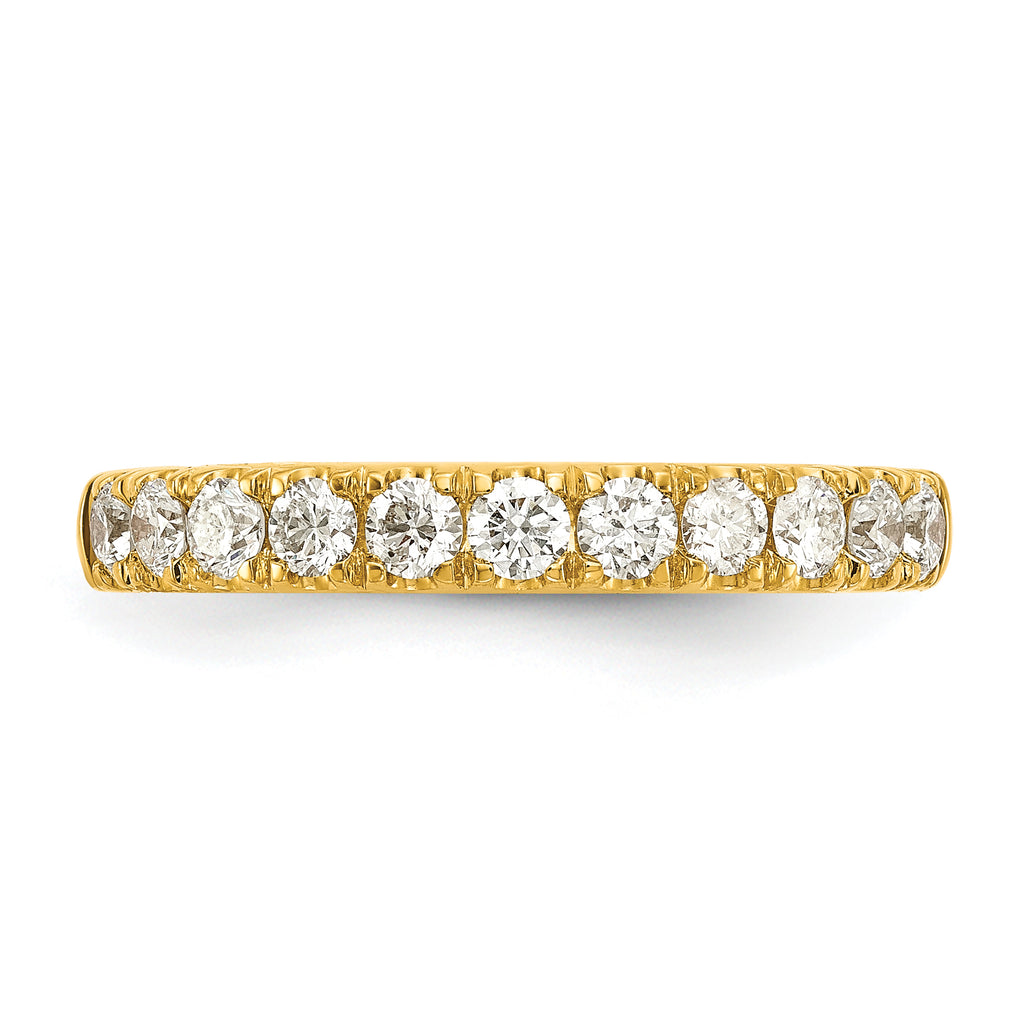 14k 1/2 carat Lab Grown Diamond VS/SI+ G+ Complete Wedding Band