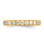 14k 1/2 carat Lab Grown Diamond VS/SI+ G+ Complete Wedding Band