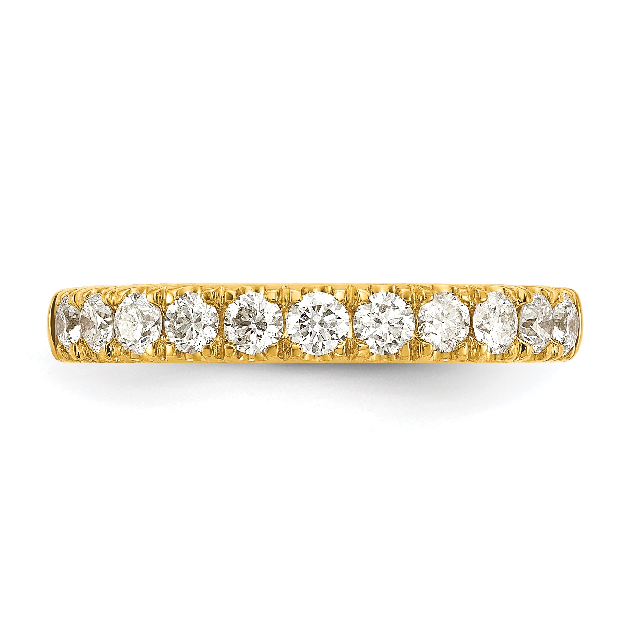 14k 1/2 carat Lab Grown Diamond VS/SI+ G+ Complete Wedding Band