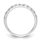 14k White Gold 3/4 carat Lab Grown Diamond VS/SI+ G+ Complete Wedding Band