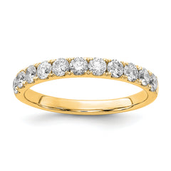 14k 3/4 carat Lab Grown Diamond VS/SI+ G+ Complete Wedding Band