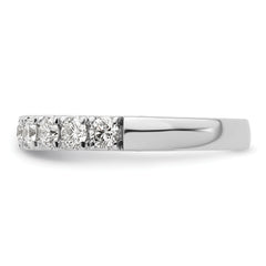 14k White Gold 1 carat Lab Grown Diamond VS/SI+ G+ Complete Wedding Band