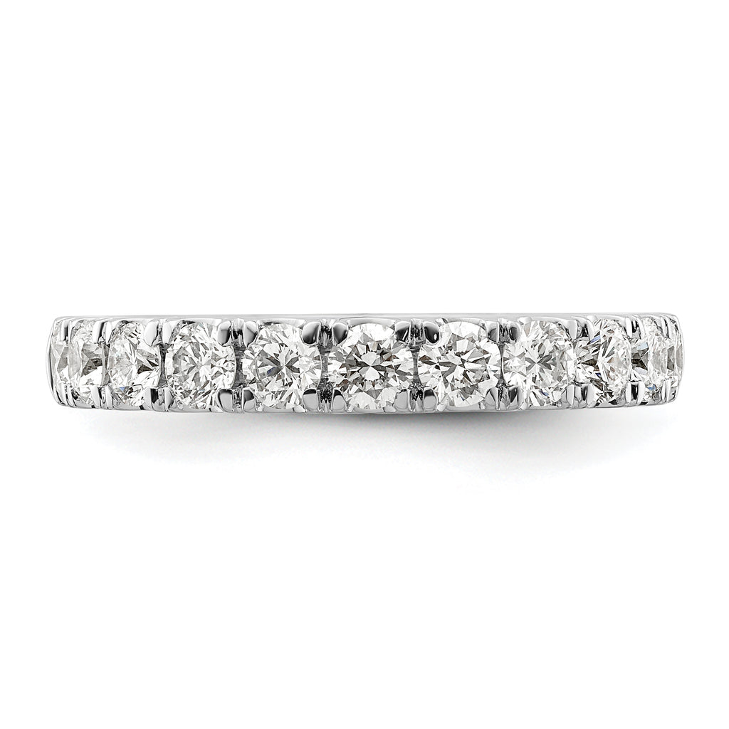 14k White Gold 1 carat Lab Grown Diamond VS/SI+ G+ Complete Wedding Band