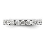 14k White Gold 1 carat Lab Grown Diamond VS/SI+ G+ Complete Wedding Band