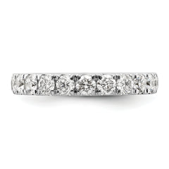 14k White Gold 1 carat Lab Grown Diamond VS/SI+ G+ Complete Wedding Band