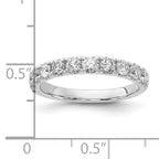 14k White Gold 1 carat Lab Grown Diamond VS/SI+ G+ Complete Wedding Band