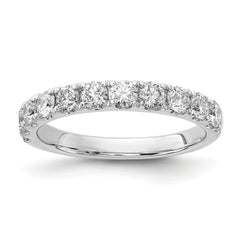 14k White Gold 1 carat Lab Grown Diamond VS/SI+ G+ Complete Wedding Band