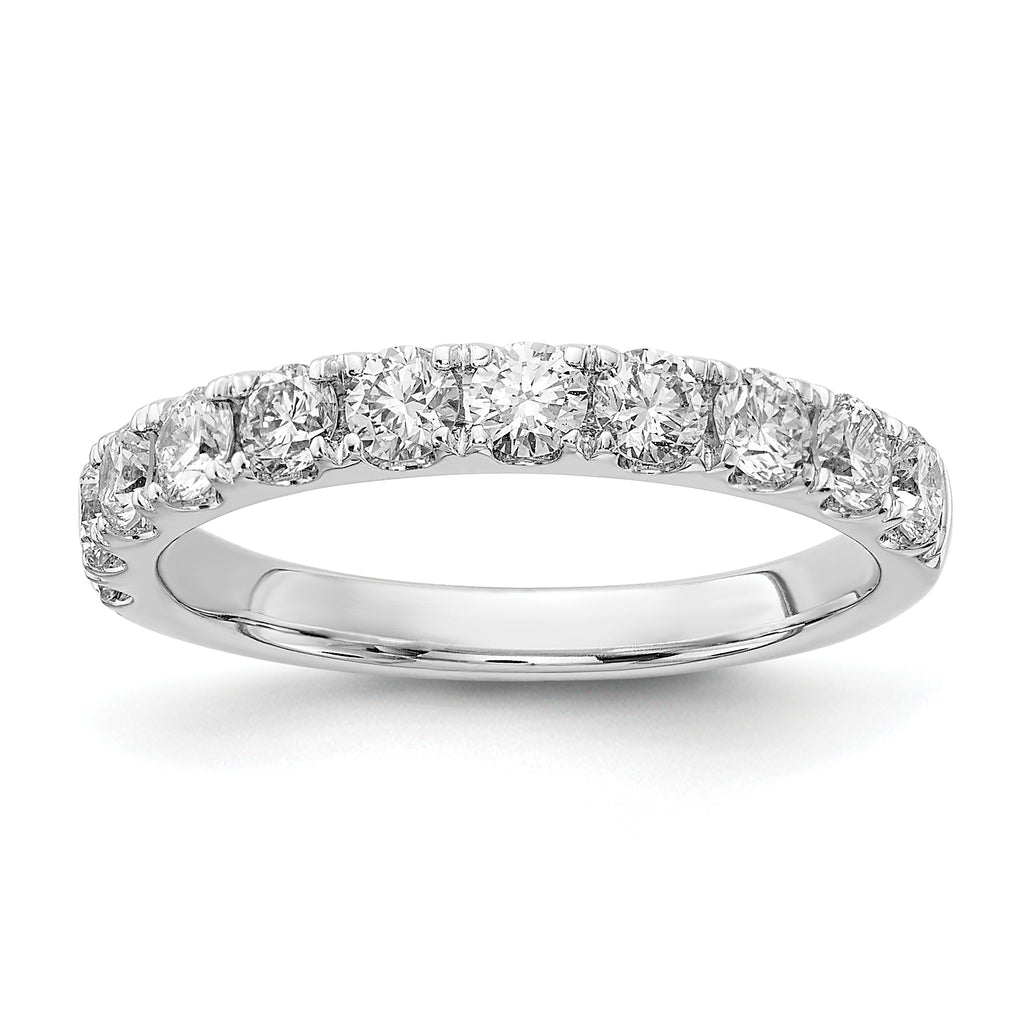 14k White Gold 1 carat Lab Grown Diamond VS/SI+ G+ Complete Wedding Band