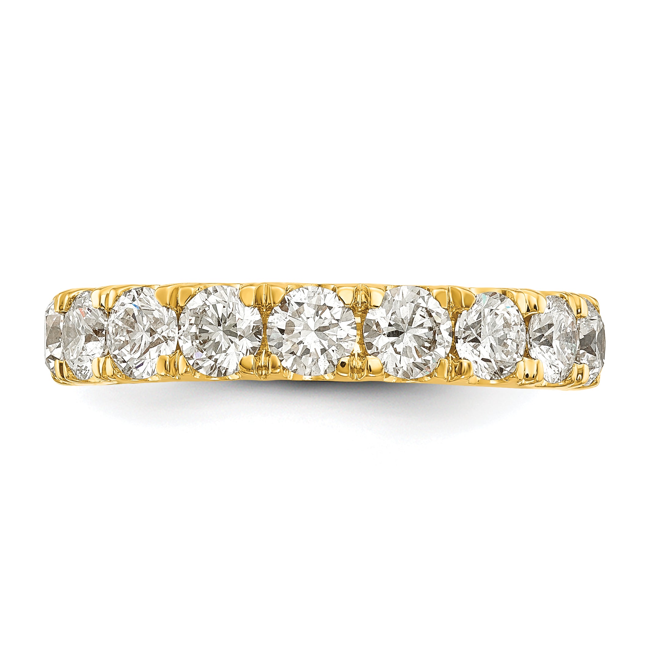 14k 1 1/2 carat Lab Grown Diamond VS/SI+ G+ Complete Wedding Band