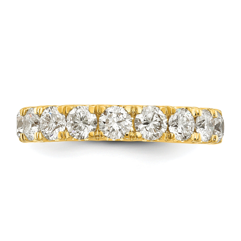 14k 1 1/2 carat Lab Grown Diamond VS/SI+ G+ Complete Wedding Band