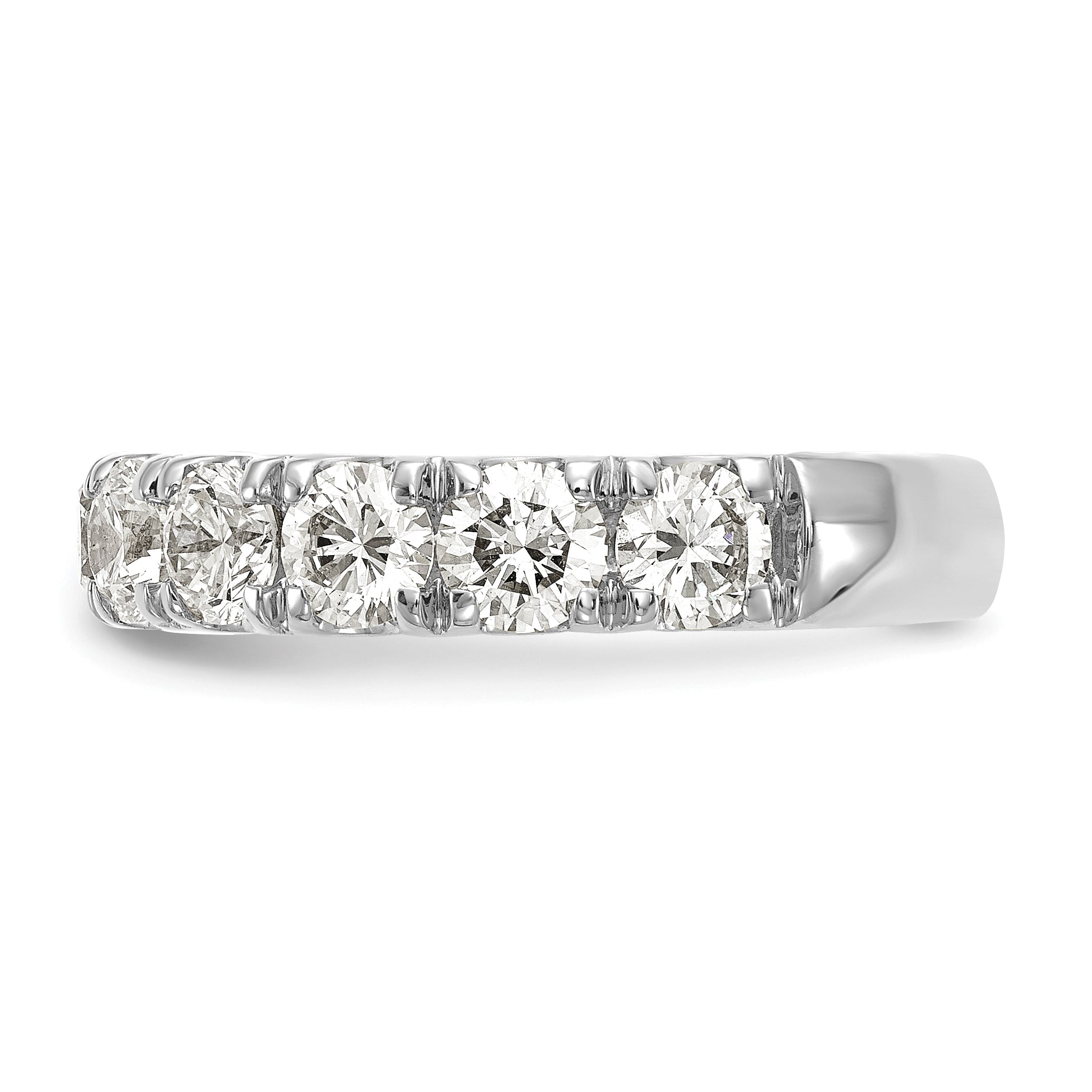 14k White Gold 2 carat Lab Grown Diamond VS/SI+ G+ Complete Wedding Band