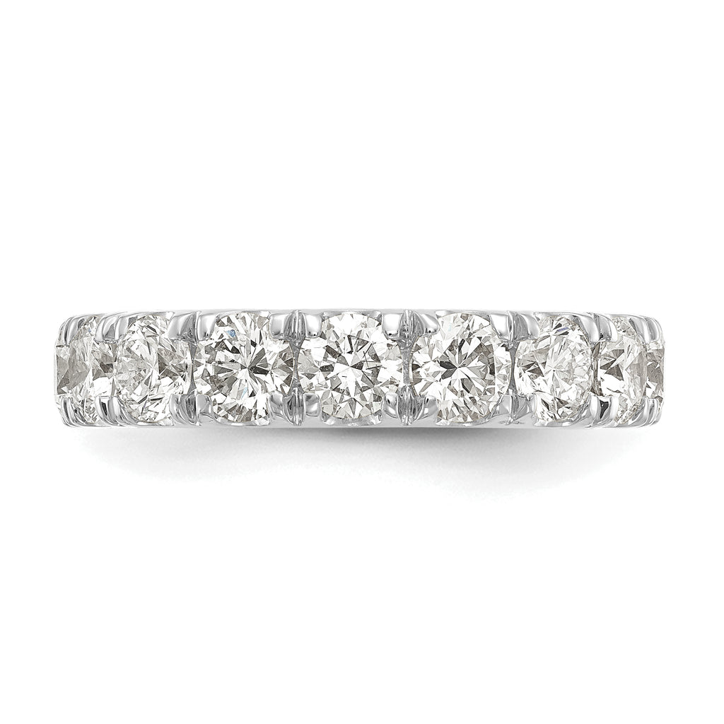 14k White Gold 2 carat Lab Grown Diamond VS/SI+ G+ Complete Wedding Band