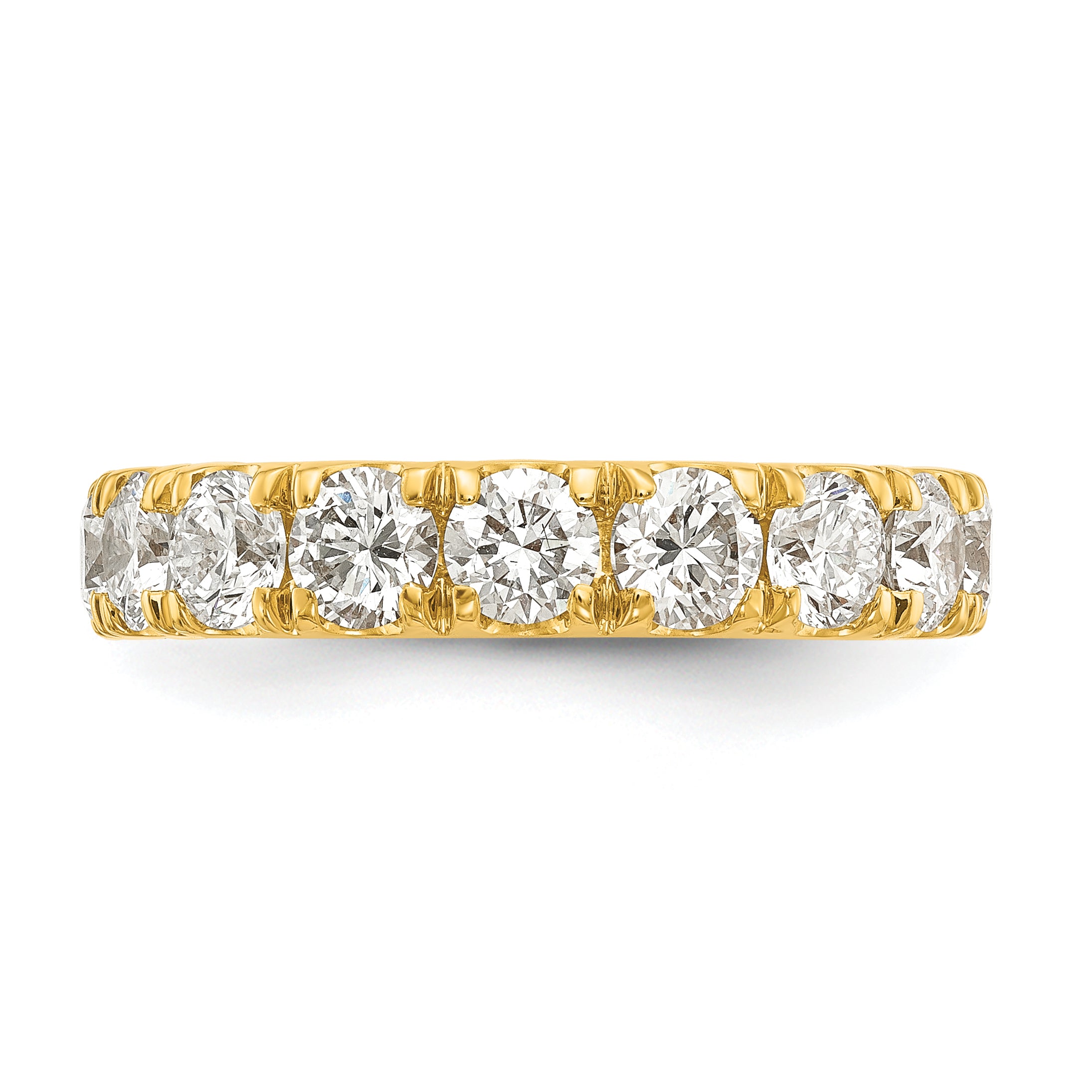 14k 2 carat Lab Grown Diamond VS/SI+ G+ Complete Wedding Band
