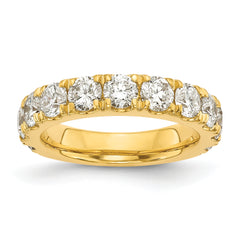 14k 2 carat Lab Grown Diamond VS/SI+ G+ Complete Wedding Band