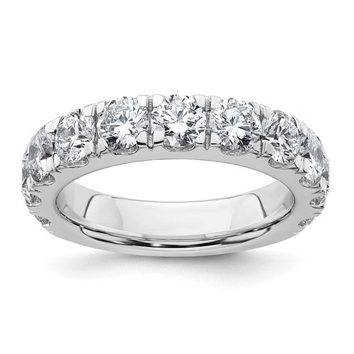 Lab-Grown Diamond Wedding Band in 14K White Gold (3 ct. tw., VS/SI+ G+), Size 7 - Sophia Jewelers