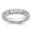 Lab-Grown Diamond Wedding Band in 14K White Gold (3 ct. tw., VS/SI+ G+), Size 7 - Sophia Jewelers