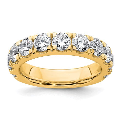 Lab-Grown Diamond Wedding Band in 14K Yellow Gold, 4.1mm (3 ct. tw., VS/SI+ G+), Size 7 - Sophia Jewelers Main image