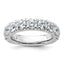 Lab-Grown Diamond Wedding Band in 14K White Gold, 4.6mm (4 ct. tw., VS/SI+ G+), Size 7 - Sophia Jewelers