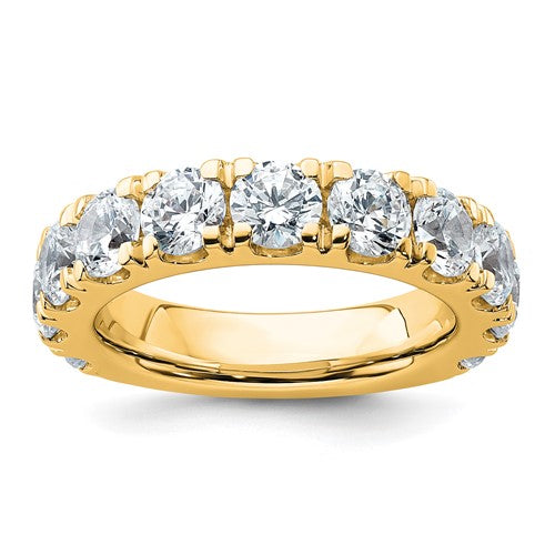 Round Lab-Grown Diamond Wedding Band in 14K Yellow Gold (4 ct. tw.), Size 7 - Sophia Jewelers Main image
